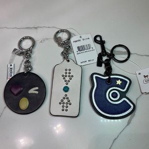 🔆BRAND NEW🔆 3 pcs - Coach Bag Charms